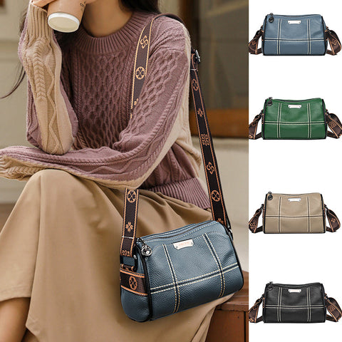 Sac à bandoulière pour femme en cuir de vachette