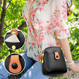 Élégant sac à bandoulière contrasté