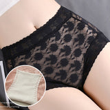 Culotte En Dentelle Taille Haute Pour Femme