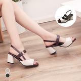 Sandales à talons hauts avec boucle de poisson pour femmes