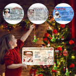 🎅Permis de conduire perdu du Père Noël|Cadeaux amusants pour les enfants
