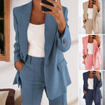 Blazer à Manches Longues Pour Femmes