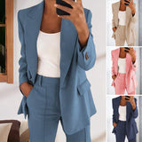 Blazer à Manches Longues Pour Femmes