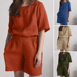 Costume short ample grande taille