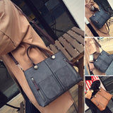 Sac à bandoulière en cuir vintage pour dames