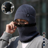 Ensemble de bonnets d'hiver et d'écharpes Bonnet chaud en tricot