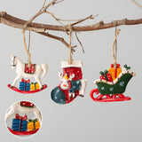 Pendentifs Décoratifs d'Arbre de Noël en Résine