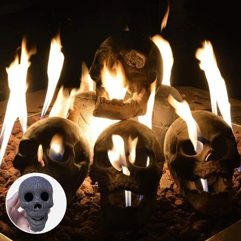 Crâne d'Halloween créatif
