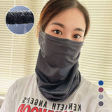 Masque solaire en soie glacée