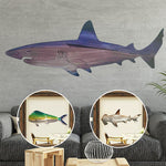 Décoration murale en métal avec requin.