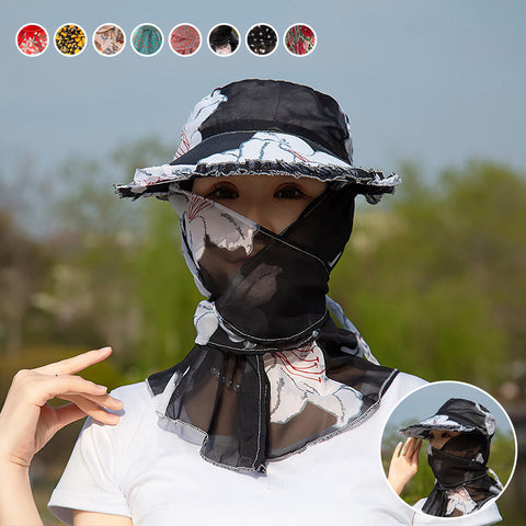 Vente anticipée 7 jours>>>Chapeau de soleil protection cou et visage