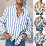 Chemise Décontractée Á Rayures