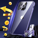 Coque de téléphone en verre double face