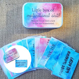 Cadeau de cartes de motivation drôle