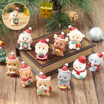 Ornements de père Noël animaux faits à la main