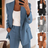 Blazer à Manches Longues Pour Femmes