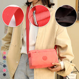 Sac à bandoulière simple en nylon à la mode multicouche décontracté pour dames