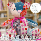 Jeu de règles de gabarit de forme d'ours de la mémoire