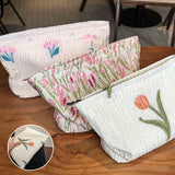 Trousse de maquillage florale mignonne