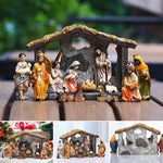 Ensemble de figurines de la Nativité