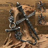 Collier Crâne Croix