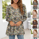 Haut Tunique à Manches Bouffantes