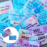 Cadeau de cartes de motivation drôle