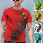 T-shirt Pour Hommes 3D Print Graphic