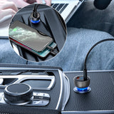 Mini chargeur de voiture à affichage numérique