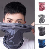 Masque solaire en soie glacée