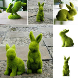 Simulation de Décorations de Lapins Floqués