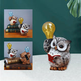 Ornement Solaire Hibou