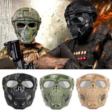 Masque de casque d'horreur de crâne