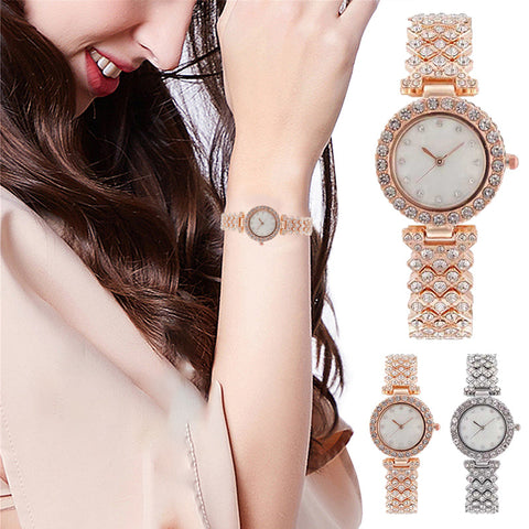 Ensemble de montres de luxe en strass