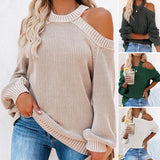 Pull dos nu à épaules dénudées