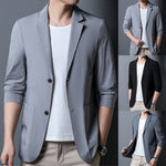Veste de costume en soie glacée pour hommes
