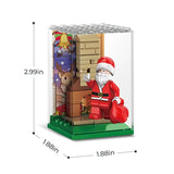 Boîte aveugle de blocs de construction de Noël