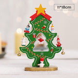 Mini Ensemble d’Arbre de Noël en Bois de Bricolage
