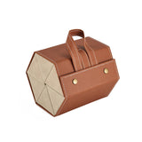 Étui de rangement en cuir pour plusieurs lunettes