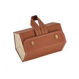 Étui de rangement en cuir pour plusieurs lunettes