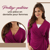 Protège-poitrine une pièce pour femme en dentelle