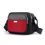 Sac à bandoulière décontracté en nylon imperméable léger et contrastant