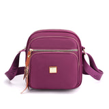 Sac à bandoulière léger et décontracté avec plusieurs poches pour femme