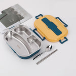 Boite à repas portable de grande capacité en acier inoxydable