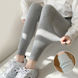 Pantalon Solide D’hiver Chaud et Décontracté