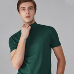 T-shirt homme coupe slim à col montant