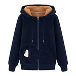 Veste Polaire Zippée à Capuche