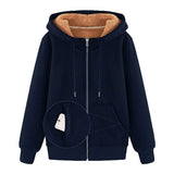 Veste Polaire Zippée à Capuche