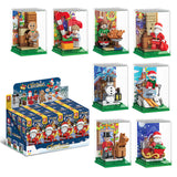 Boîte aveugle de blocs de construction de Noël