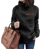 Pull Thermique à Col Roulé Zippé